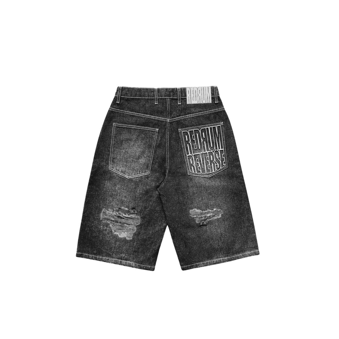 Destroyed Denim Short