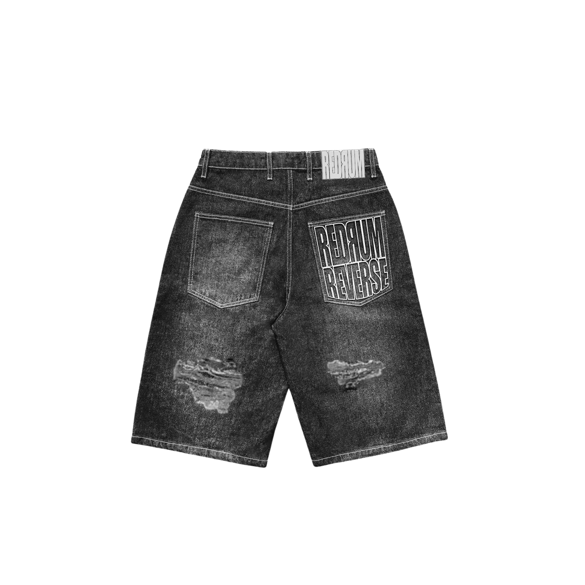 Destroyed Denim Short