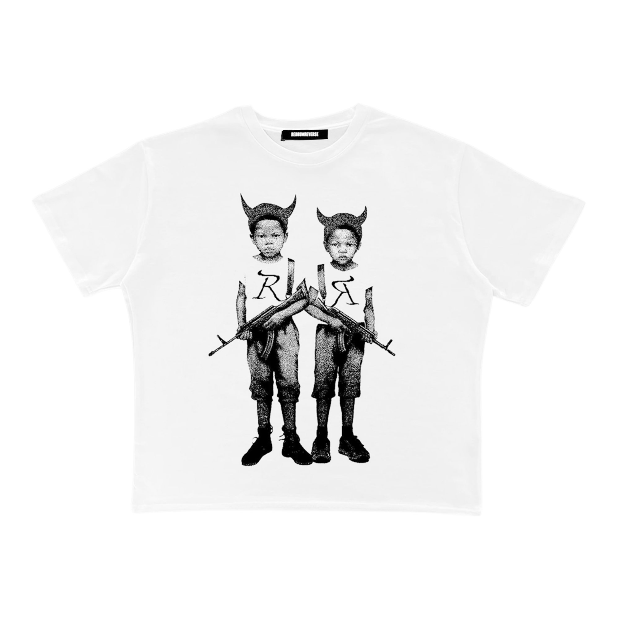 Soldier White Tee