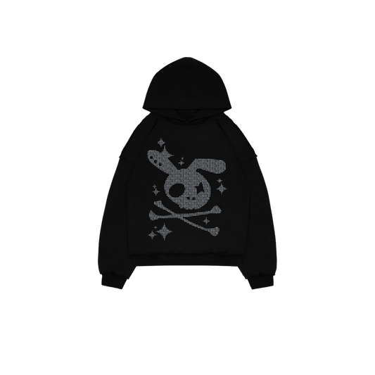 Bunny Rhinestone Hoodie