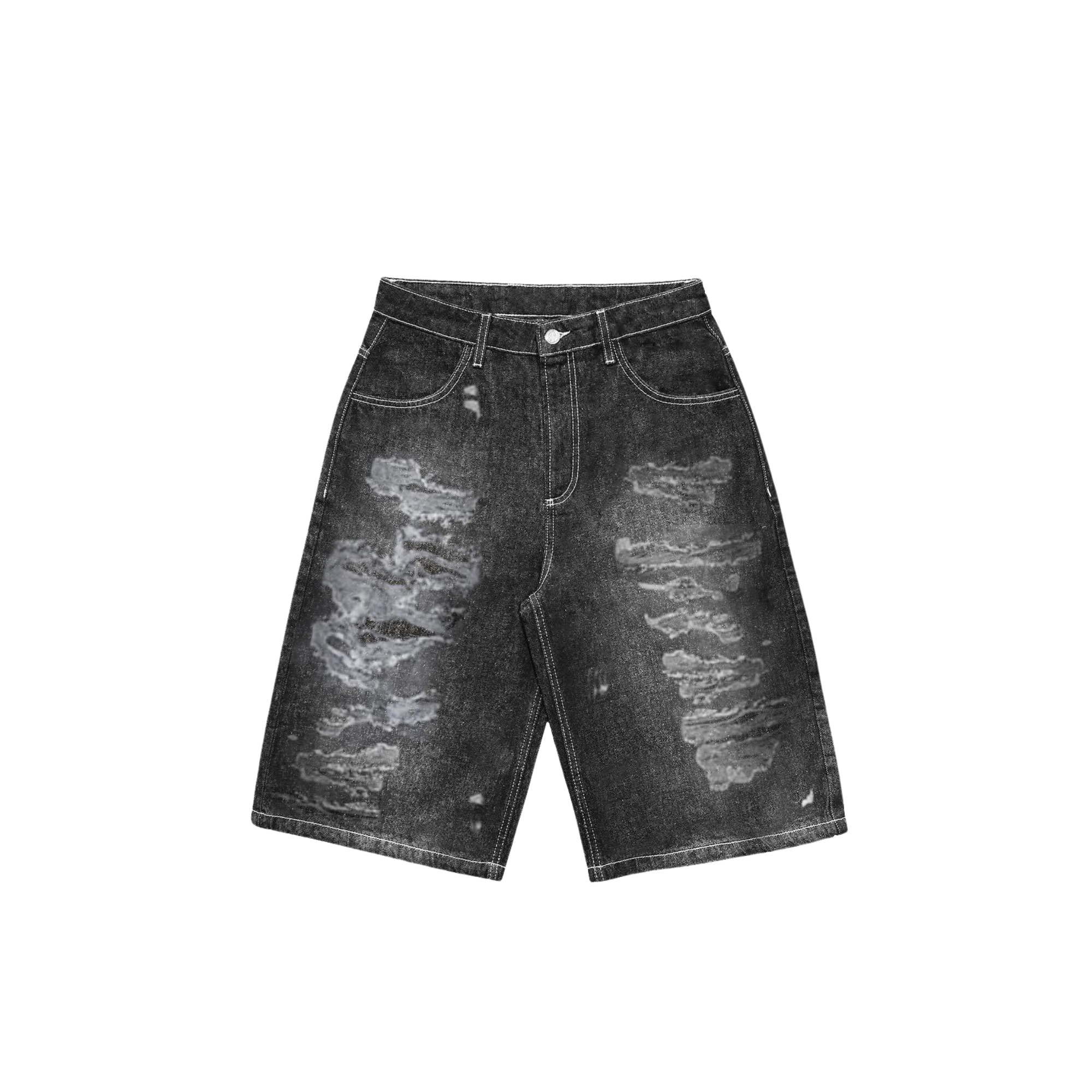Destroyed Denim Short