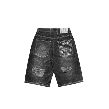 Destroyed Denim Short