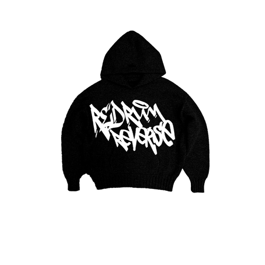 Graffiti Knit Hoodie