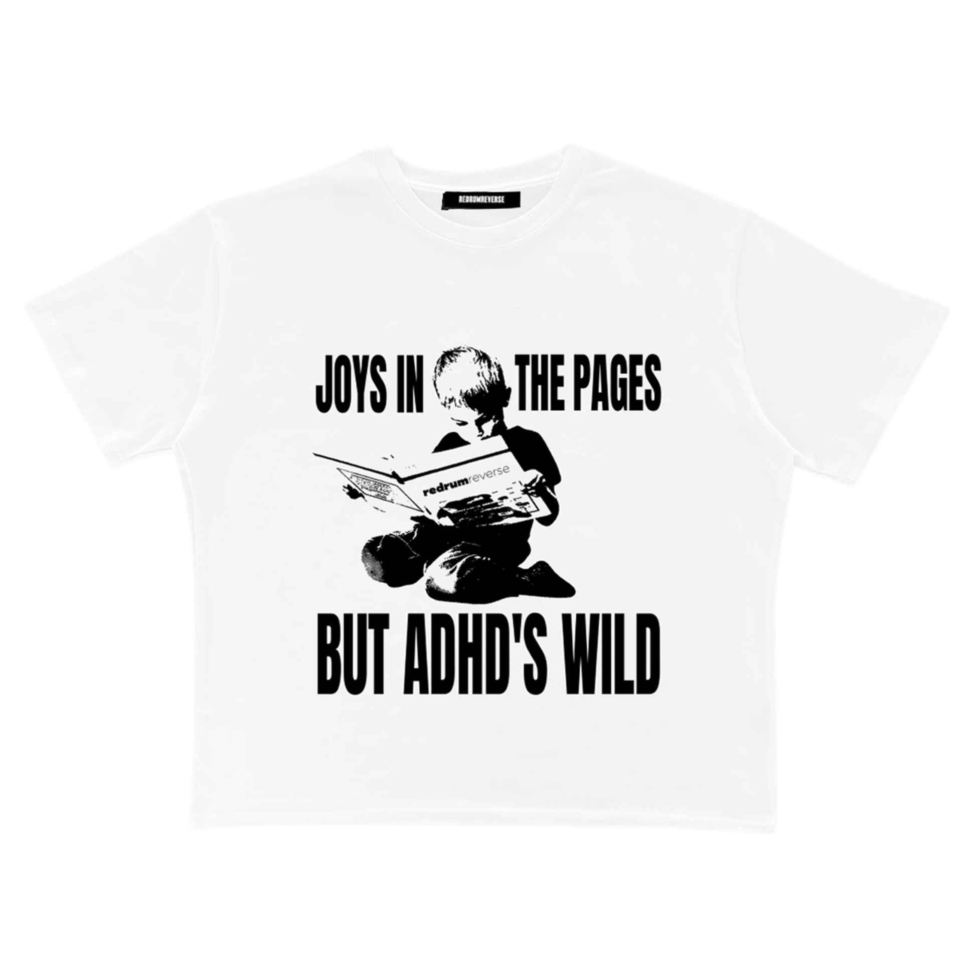 ADHD White Tee